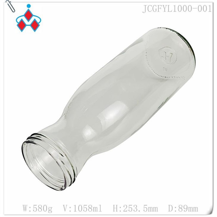 Glass orange juice bottle quotation