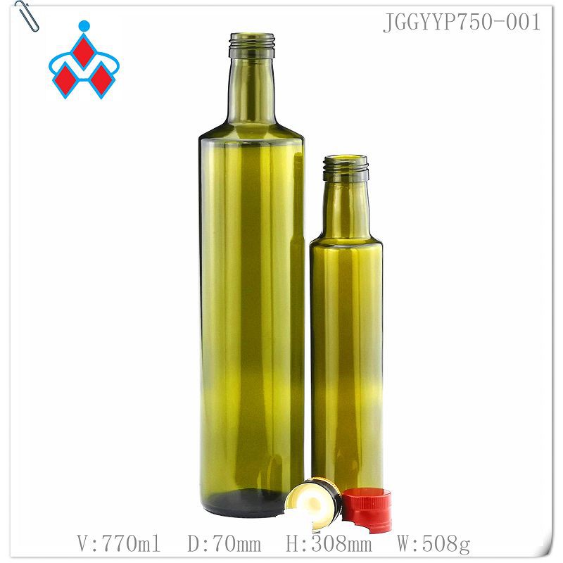 Aceite de Oliva Verde Botella de Vidrio 750ml