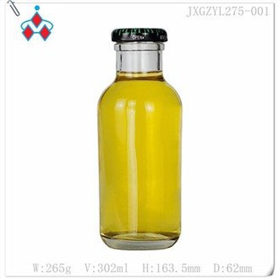 Botella de jugo de vidrio pequeña