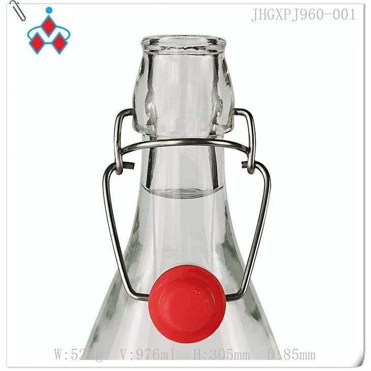 Swing Top Clear Glass Bottle For Water 500ml Pricelist