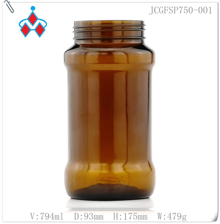 Tarro Vidrio Ambar 750ml