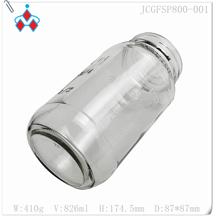 Clear Glass Jar 800ml suppliers